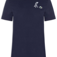 Camiseta Regular Fit Tech Jersey Heritage - Azul