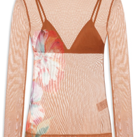 Blusa Feminina Tule - Marrom