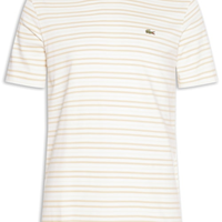 Camiseta Masculina Classic Fit Listrada - Off White
