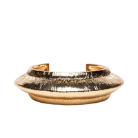 Bracelete Feminino Texturizado - Dourado