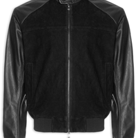 Jaqueta Masculina De Couro - Preto