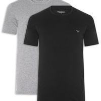 Kit 2 Camisetas Masculinas Pack Top 2 Peças - Cinza