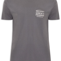 Camiseta Masculina Estampa Make Money Cinza