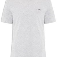 Camiseta Masculina Stretch Cotton Crew Neck Tee - Cinza