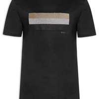 Camiseta Masculina Cotton Jersey Stripe Artwork C-Taut 10 - Preto