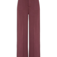 Calça Feminina Leve Reta - Vermelho