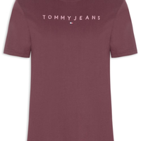 Camiseta Masculina Regular Fit com Logo Vermelho