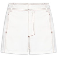 Short Feminino Sarja Pespontos - Branco