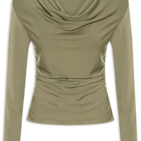 Blusa Manga Longa Feminina Degagê - Verde