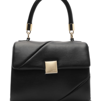 Bolsa Feminina Pequena Tiracolo Eco Soft Calf - Preto