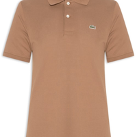 Polo Masculina Original Classic Fit L.12.12 Em Piquet De Algodão - Marrom