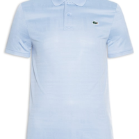 Polo Slim Fit Jacquard Jersey - Azul