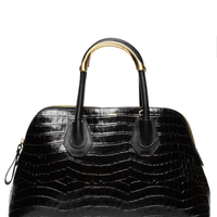 Bolsa Feminina Tiracolo Média Couro - Preto