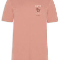 Camiseta Masculina Estampada Coffee - Marrom