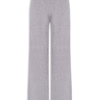 Calça Feminina Tricot Canelada - Cinza