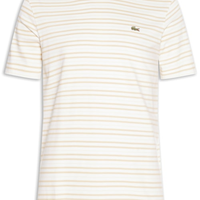 Camiseta Masculina Classic Fit Listrada - Off White