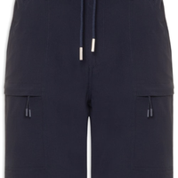 Bermuda Masculina Tech Grid - Azul