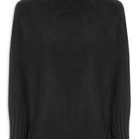 Suéter Feminino Em Tricot - Preto