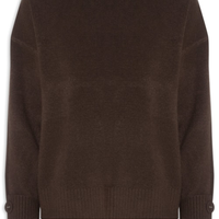 Suéter Feminino Em Tricot - Marrom