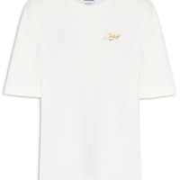 Camiseta Feminina Nsw Jdi Script - Branco
