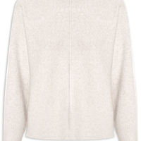 Suéter Feminino Em Tricot - Bege