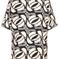 Camiseta Feminina Básica Tuca Xadrez - Preto