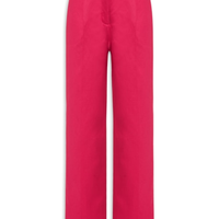Calça Feminina Longa Prega Rasa - Rosa
