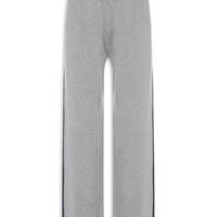Calça Feminina Tricot Bicolor - Cinza