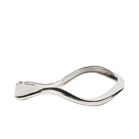 Bracelete Feminino Abstrato - Prateado