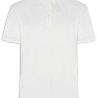 Polo Masculina Tech Corte A Laser - Branco