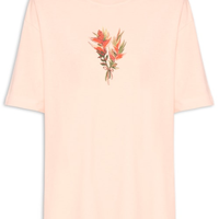 Camiseta Feminina Media Cadeira De Praia - Rosa