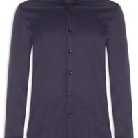 Camisa Masculina Social Manga Longa Paris - Azul