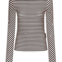 Blusa Feminina Manga Longa Estampada - Azul