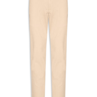 Calça Masculina Blend Linho Casual Reta Bege