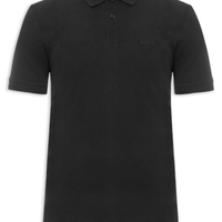 Polo Masculina Manga Curta Pio 1 Regular fit Preto