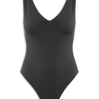 Body Feminino Decote Em U - Preto