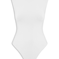Body Feminino Básico Alça Larga Off White