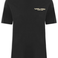 Camiseta Masculina Classic Fit Tennis - Preto