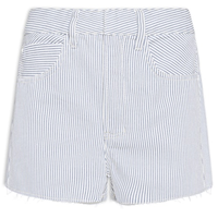 Short Feminino Sarja Listra Denim - Azul