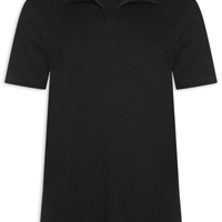 Polo Masculina Cusco - Preto