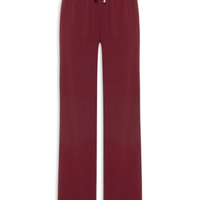 Calça Pantalona com Cordão Feminina Vermelho