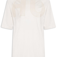 Camiseta Masculina Large Logo Crew Neck Nalftee - Branco