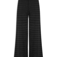 Calça Feminina Pantalona Textura - Preto