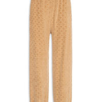 Calça Jogging Veludo Feminina Bege