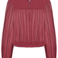 Blusa Feminina Cropped - Vermelho