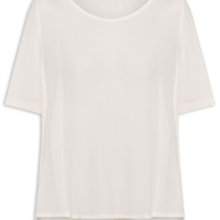 Camiseta Feminina Básica - Off White