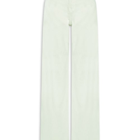 Calça Feminina Sarja Pantalona Barra A Fio - Cinza