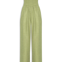 Macacão Feminino Com Lastex - Verde