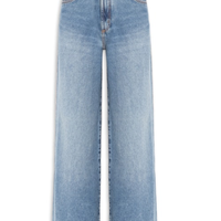 Calça Jeans Feminina Wide Leg - Azul