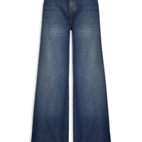 Calça Feminina Panta Wide Janice - Azul